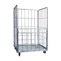 Roll blanchisserie 1200x800x1800mm - Porte semi-rabattable