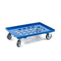 Dolly en plastique ajouré - 615 x 415 mm - 250 kg