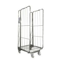 Roll-conteneur emboîtable, 2 côtés - 815x645x1730mm - occasion