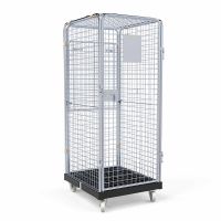 Roll conteneur de sécurité grillagé 815x724x1810mm, 500kg