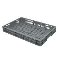 Bac plastique PP norme Europe ajouré 600x400x80mm 15L