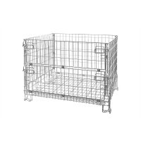 Conteneur grillagé 1200x1000x1000mm, Galvanisé, pliable