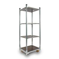 Demi-chariot danois pour fleurs et plantes 715x565x1900mm
