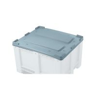 Couvercle pour caisse palette en plastique
